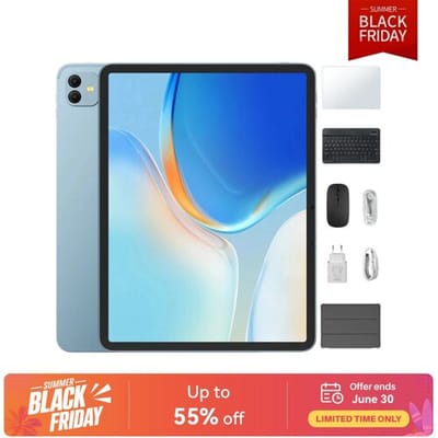 Blackview Link 8 Tablet 12,7 inch, 90 Hz, 18 W snelladen, 18 GB (6+12) RAM + 256 GB ROM, 8400 mAh-batterij / 2K FHD / PC-modus / Widevine L1 / Face ID