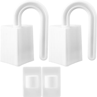 Baby Kind Kind Vinger Handen Beschermer Deurscharnier Plastic Klembeveiliging Draaibaar Veiligheidsstopper white