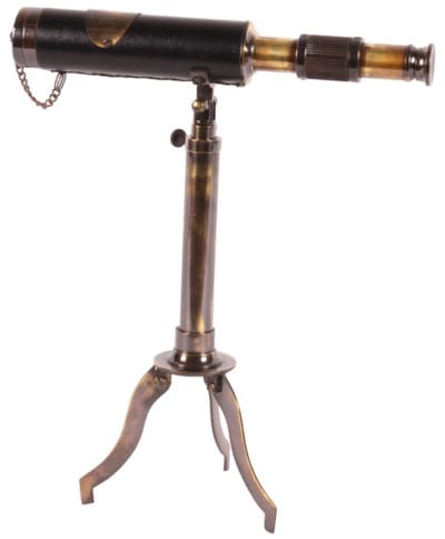 Baroque - Verrekijker - Maritiem telescoop koper 22 cm - 35x25x14 - Brass