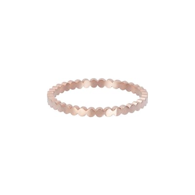 Fame-Flat Circles-Rosé goudkleurig-Dames Ring