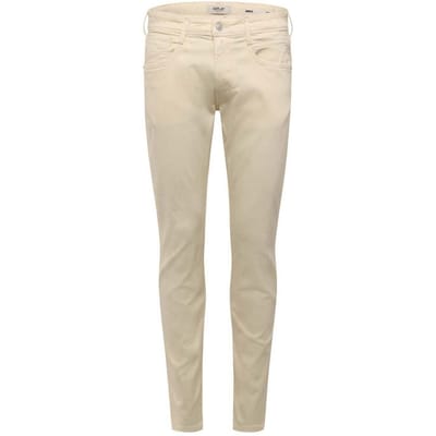 Replay Slim-fit herenjeans van katoenmix (Wit)