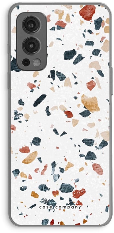 Case Company® - Hoesje geschikt voor OnePlus Nord 2 5G hoesje - Terrazzo N°4 - Soft Cover Telefoonhoesje - Bescherming aan alle Kanten en Schermrand