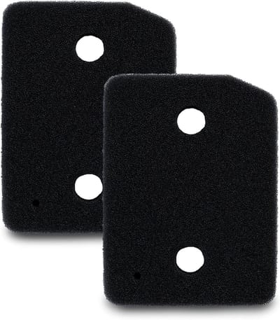 Set van 2 filters Geschikt voor Miele 9164761 droger warmtepompdroger, fijne - grof 207 x 157 x 30 mm, sponsfilter, filtermat condensdroger, Made in Germany, pluisfilter, schuimfilter spons