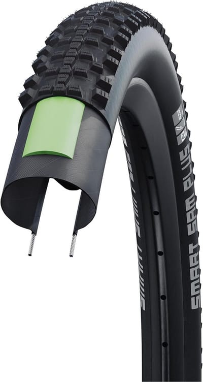 Mountainbike Band 29 Inch - Allround MTB Buitenband Zwart met Reflectie