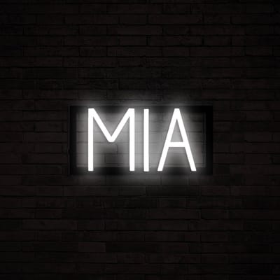 MIA - Neon LED Lamp Kinderkamer | SpellBrite | 30,57 x 16 cm | 6 Dimstanden & 8 Lichtanimaties | Naamlamp Wandlamp Neon Verlichting