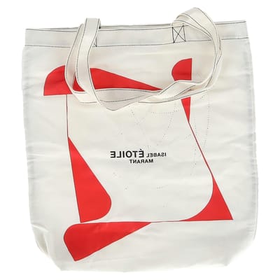 Étoile Isabel Marant Geprinte Tote in Witte Canvas