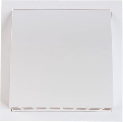 Ventilatiekap - Afzuigkap Buiten - Luchtstroom Regelen - Met terugslagklep - Ø 125 mm - Wit
