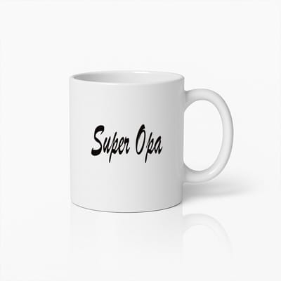 Super Opa Koffiemok – Perfect Cadeau voor Liefdevolle Grootvaders – Duurzaam en Stijlvol