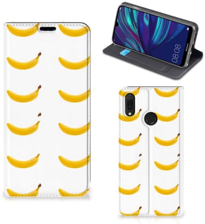 Huawei Y7 hoesje Y7 Pro (2019) Flip Style Cover Banana
