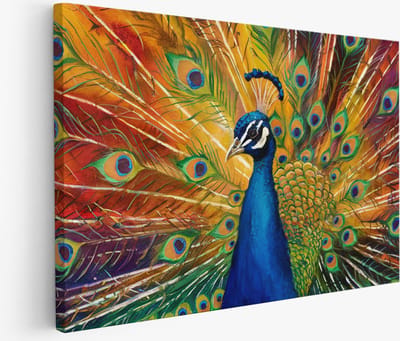 Saammp Muurcirkel Hout - Sierlijke Pampasgrassen - Natuur - Abstract - Ø 90 - Wandcirkel - Wanddecoratie Cirkel - Muurdecoratie Woonkamer - Kantoor Decoratie