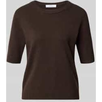 Pullover van katoenmix in fijntricotlook