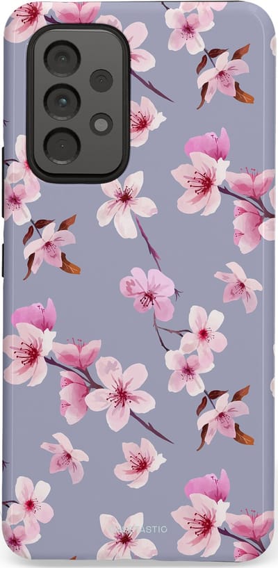 Casetastic Hoesje Geschikt voor Samsung A53 - Stijlvolle Beschermende Duo-layer Case - Bloemsem Bries