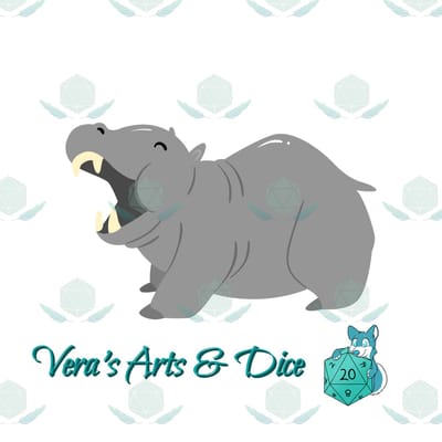 Nijlpaard Sticker - Afrikaanse Dieren - Schattige Hippo Nijlpaarden Stickers - Handgemaakte Stickers - Journaling - Bullet Journal - Scrapbooking - Leuke Stickers - Laptop Sticker - Telefoon Sticker - Cute - Dier - Lief - Schattig - Wilde Dieren