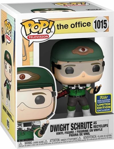 Funko Pop! Television: The Office - Dwight Schrute as Recyclops #1015 Convention Exclusive [Box cond