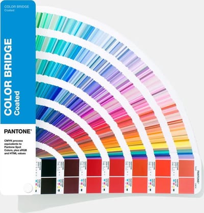Pantone Color Bridge Guide Coated kleurwaaier - bevat de PMS CMYK HEX en RGB waarden