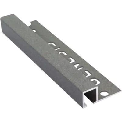 Genesis Plat Profiel - Aluminium Grijs - 12x1,2mm 2,7m