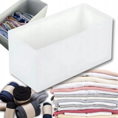 Praktische Witte Organizer voor Lades: Bielzen, Sokken, Kleding
