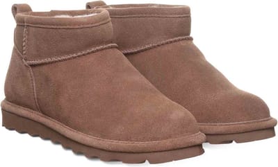 BEARPAW Shorty winterenkellaarzen voor dames Lamsvachtlaarzen 2860W Cocoa