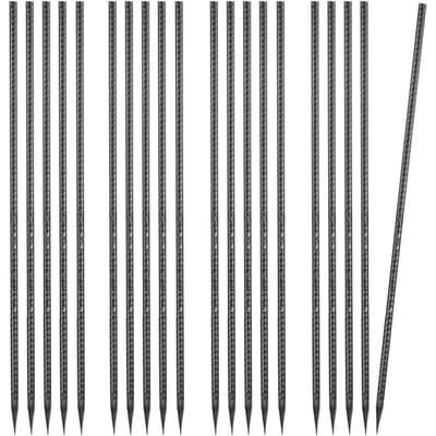 24-Inch 20 Stuks Betonijzer Stakes Heavy Duty Rechte Gegalvaniseerde Grondankers