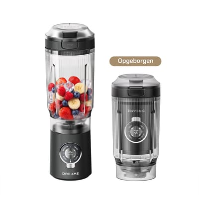Dreame PortFresh™ Draagbare Blender | 15s Smoothie | BPA-vrij | USB-C | 880ml | 5 Standen - Grijs