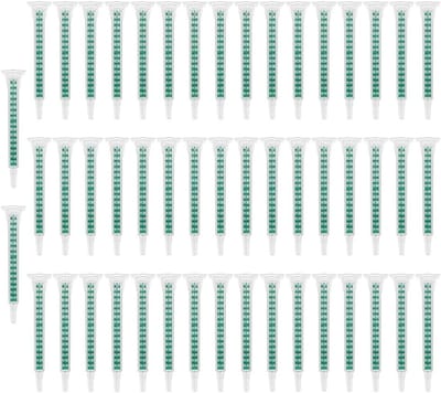50 Stuks Epoxy Hars Mengtubes met Statistische Mixer voor Lijmpistool en Spuiten
