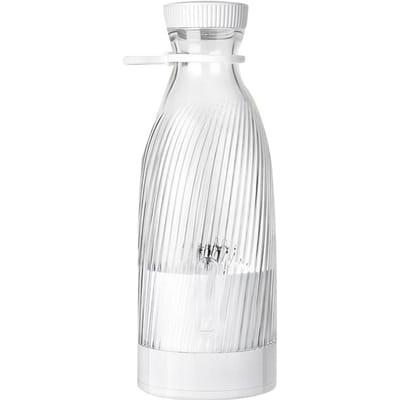 Presse-agrumes en plastique de qualité comestible PC, portable, chargement, petite tasse à jus, étudiant, maison, machine à jus multifonctionnelle, presse-agrumes blanc