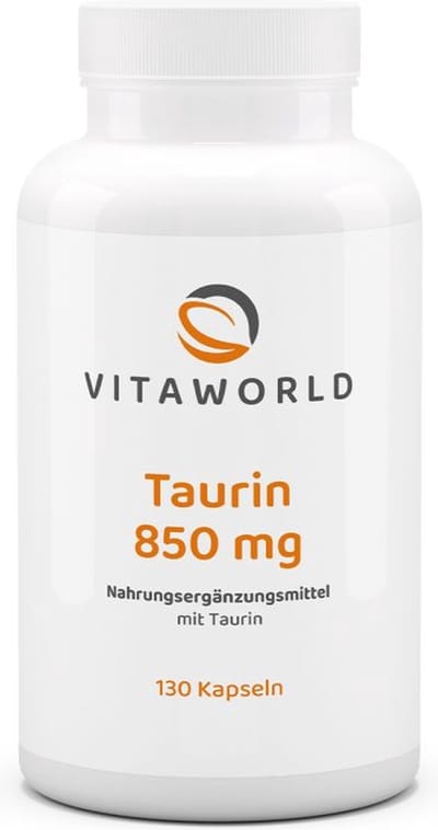 Vitaworld taurine 850mg 130 capsules