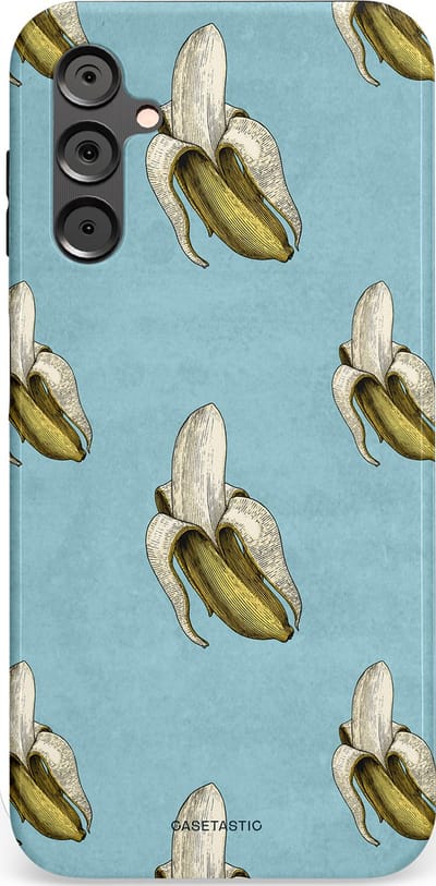 Casetastic Hoesje Geschikt voor Samsung A14 (5G/4G) - Stijlvolle Beschermende Duo-layer Case - Vintage Fruit Design