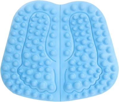Voetmassagemat - Ontspanningstherapiepad - Vermoeide voeten - Verbeterde stimulatiezones - 46 x 38 cm - Zwart