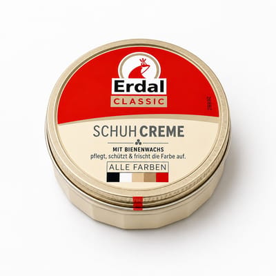 Erdal Kleurloze Schoencrème met Bijenwas – Voedt, Beschermt en Verzorgt Leer – Transparante Schoenpoets voor Langdurige Glans