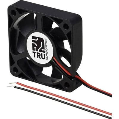 TRU COMPONENTS TC-MX5010-12V0.04A Axiaalventilator 12 V/DC 13.2 m³/h (l x b x h) 50 x 50 x 10 mm