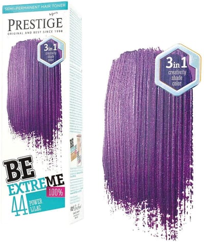 Prestige Power Lilac Paarse Haarverf – Semi-Permanente Haarkleuring Paars – Milde formule zonder Ammoniak, PPD en Peroxide – 100ml