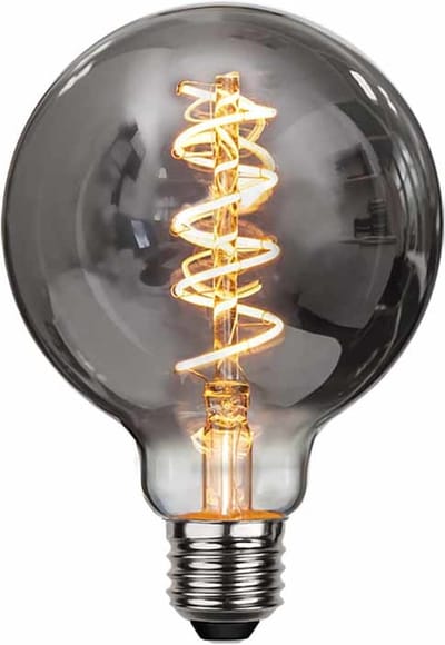 Highlight - Lamp LED G95 4W 100LM 2200K Dimbaar Rook