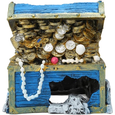 Aquarium Schatkist Ornament Hars Schatkist Doos Schuilplaats voor Aquarium Landschap