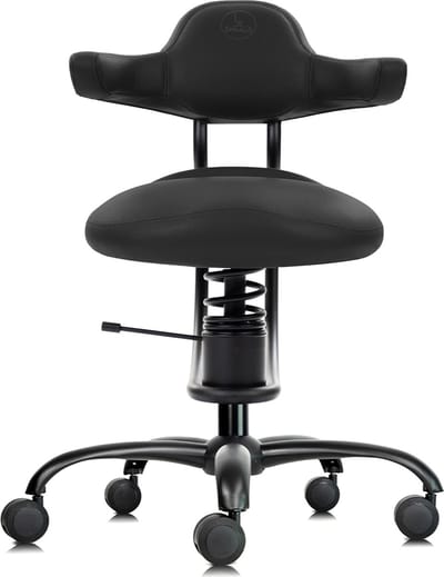 Spinalis ergonomische bureaustoel Explorer - Actieve ergonomische bureaustoel - ergonomisch - zwart - dynamisch zitvlak