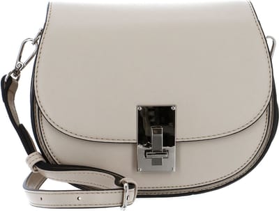 SEIDENFELT MANUFAKTUR Schoudertas Linsell Saddle Bag Wool Beige