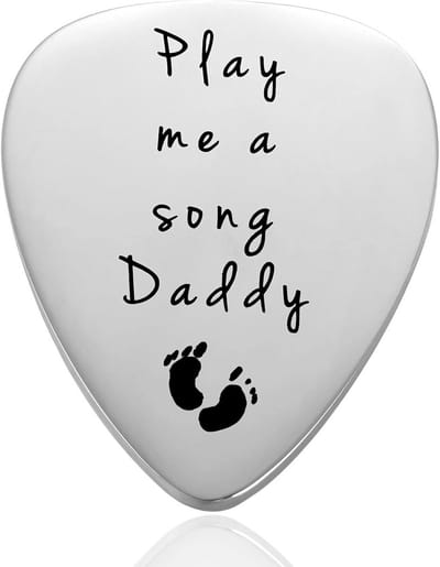 Gitaarpick als Cadeau voor Nieuwe Vader of Aanstaande Papa