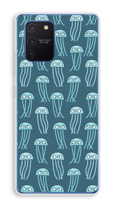 Case Company® - Hoesje geschikt voor Samsung Galaxy Note 10 Lite hoesje - Kwallie - Soft Cover Telefoonhoesje - Bescherming aan alle Kanten en Schermrand