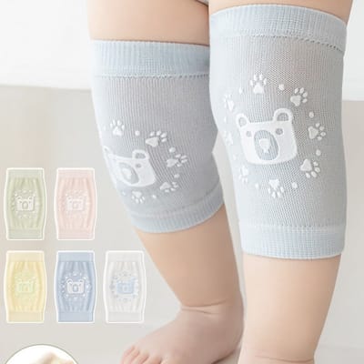 Baby kniebescherming - Zomer dunne - Kinderen stappen kruipen anti-slip sokken - Mesh oog ademhaling - Baby sokken set - ademhaling mesh oog -6 paar