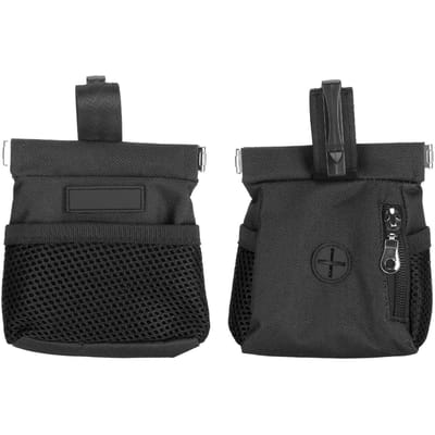 Pochette pour friandises pour chien avec clip de ceinture Multifonction Grande capacité Pochette d'entraînement pour friandises pour chien de compagnie Chiot Entraînement