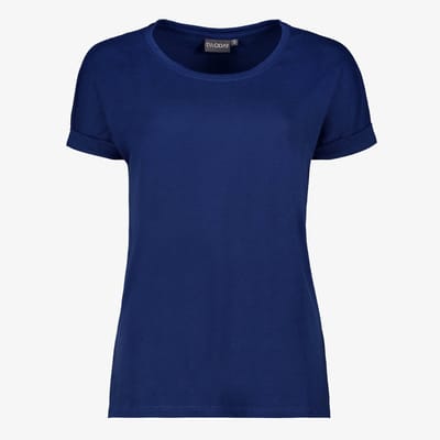 TwoDay dames T-shirt donkerblauw - Maat 3XL