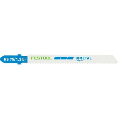 Festool 204270 DECOUPEERZAAGBLAD METAL STEEL/STAINLESS STEEL HS 75/1,2 BI/5 5 stuk(s)