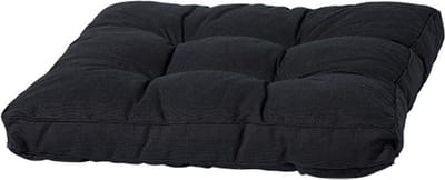 Madison - Florance Rib Zwart - Loungekussen - Zitkussen - 60x60cm