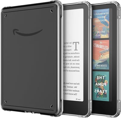 Ultra Dunne Flexibele TPU Hoes voor 7" Kindle Paperwhite 2024 en Colorsoft Signature Edition, Beschermende Transparante Bumper Case met Volledige Bedekking