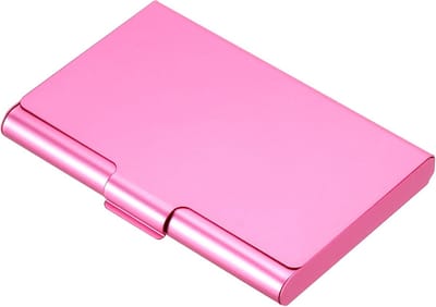 Stijlvolle Aluminium Hoes voor Visitekaartjes en Creditcards | Zakelijk Kaarthouder