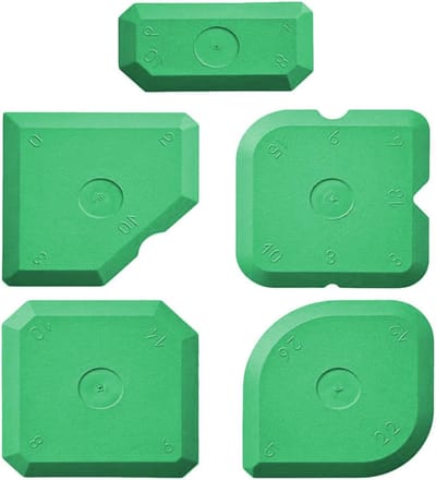 5-delige Kit Afstrijker Set met Voegenkrabber - Professioneel Afdichtingsgereedschap voor Keuken, Badkamer en Glas