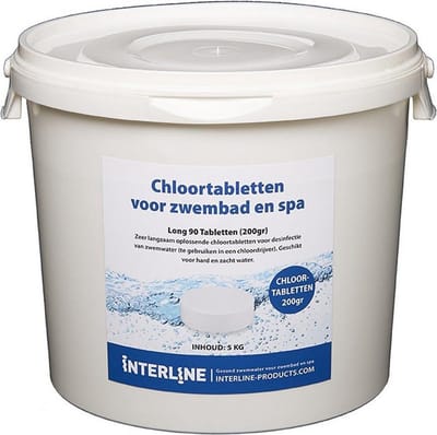 Interline Chloortabletten 10 kg (200 gram)