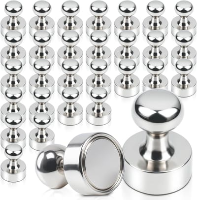 Krachtige Neodymium Magneten Set van 30, 12 x 16 mm, Ideaal voor Koelkast en Magnetische Borden, Sterke Kleine Magneten voor Foto's en Creatieve Projecten