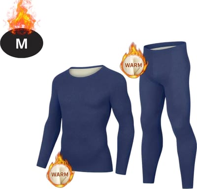 Bovista Thermokleding Heren - Thermobroek - Thermoset - Thermolegging - Winter - Thermoshirt - Marineblauw - M