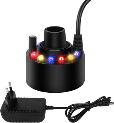 Ynkkvre - Ultrasone Nevelgenerator - Ledverlichting - Geen Verwarming Of Chemicaliën - 1 Stuk - Voor Tuin Decoratie En Aquaria Blauw